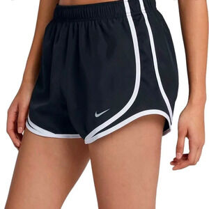 Nike Dri-Fit Tempo Running Shorts Black W/ Blue Trim S